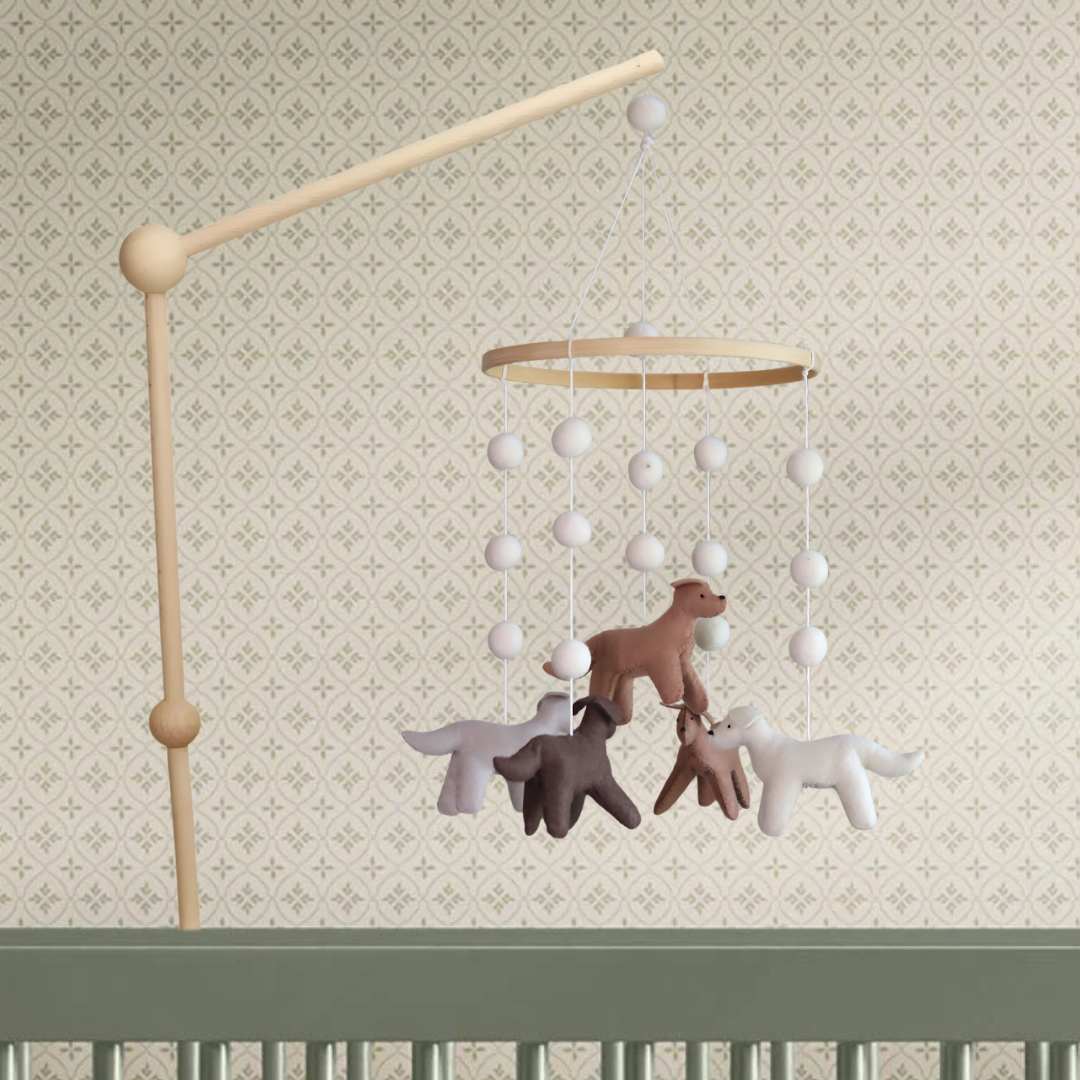 Handmade Dog Baby Mobile