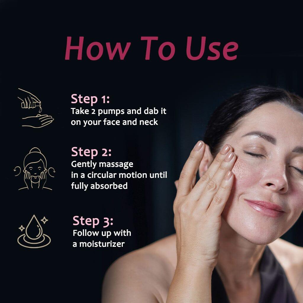 How to use firm focus face serum