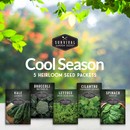 Cool Season heirloom vegetable seed collection