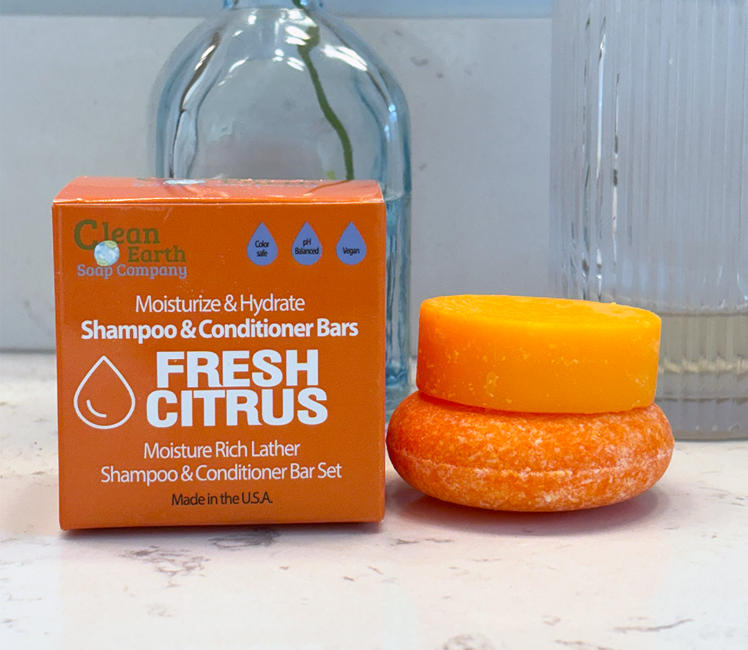 Fresh Citrus Shampoo & Conditioner Bars