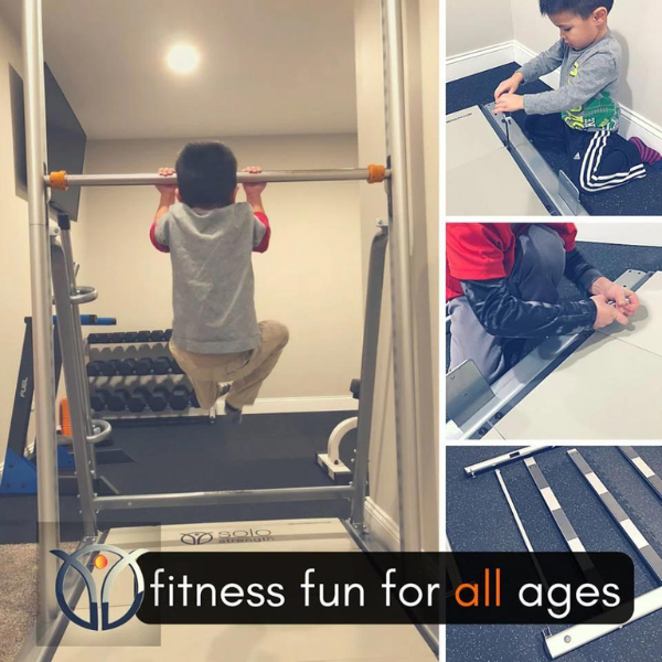 kids home exercise bar for assisted pullups