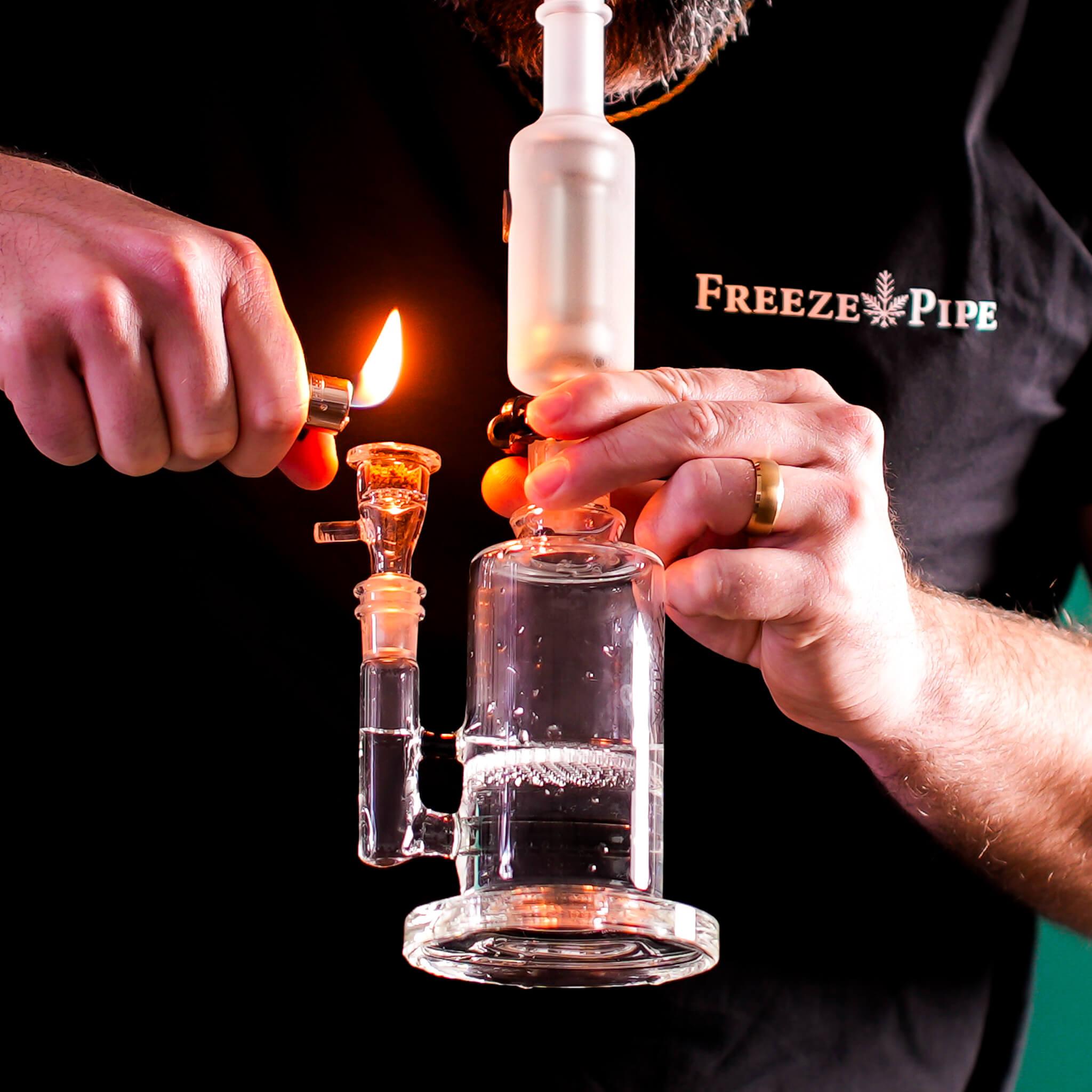 glass pieces on table