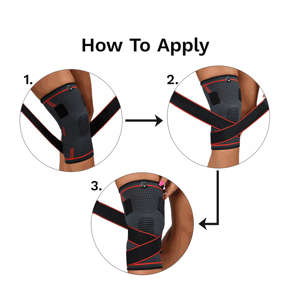 Dr. Dean Wolf Knee Compression Sleeve DrDeanWolf