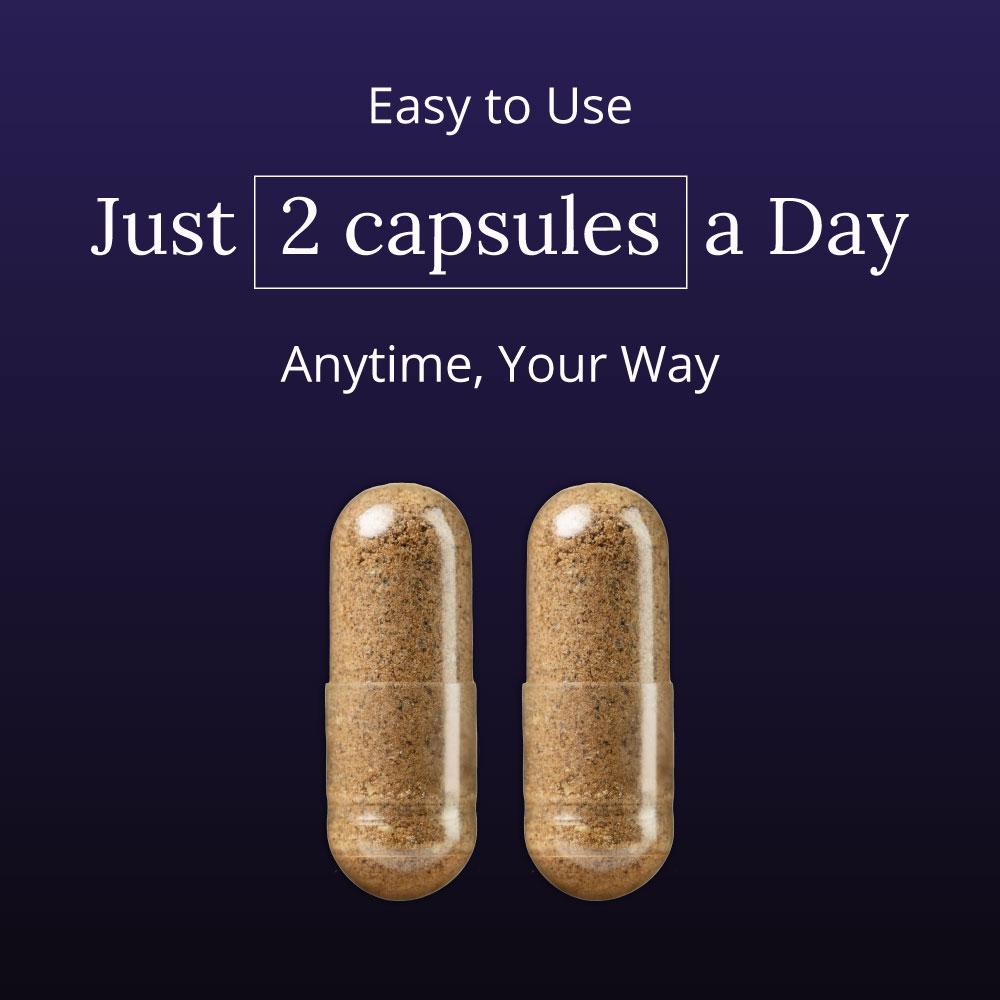 2 capsules a day - anytime