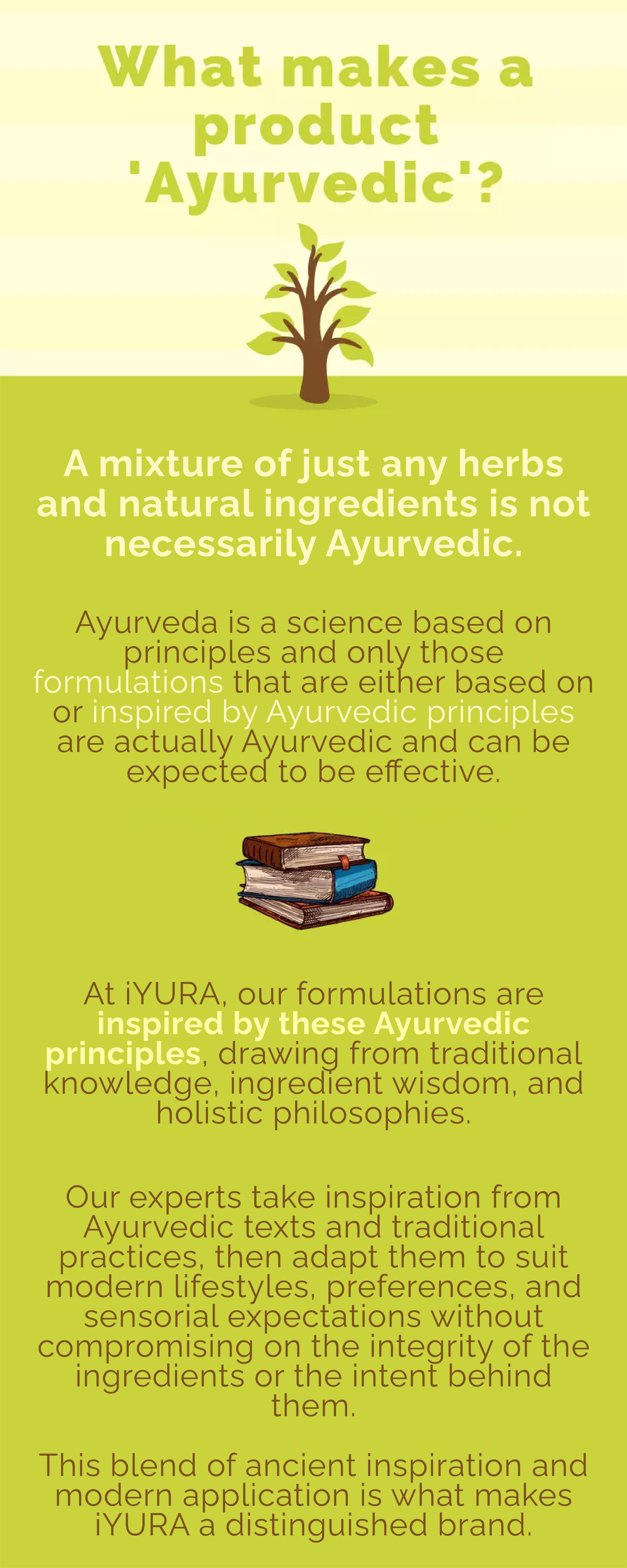 what makes a product ayurvedic?