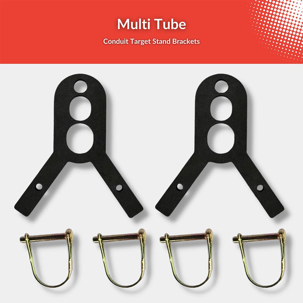 Multi Tube EMT Target Stand Brackets / Pins