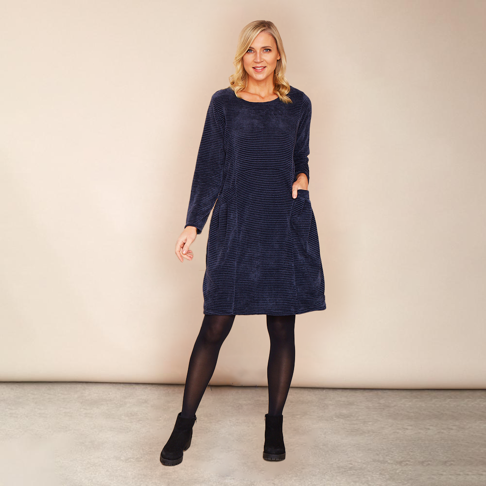 Tessa Dress (Navy)