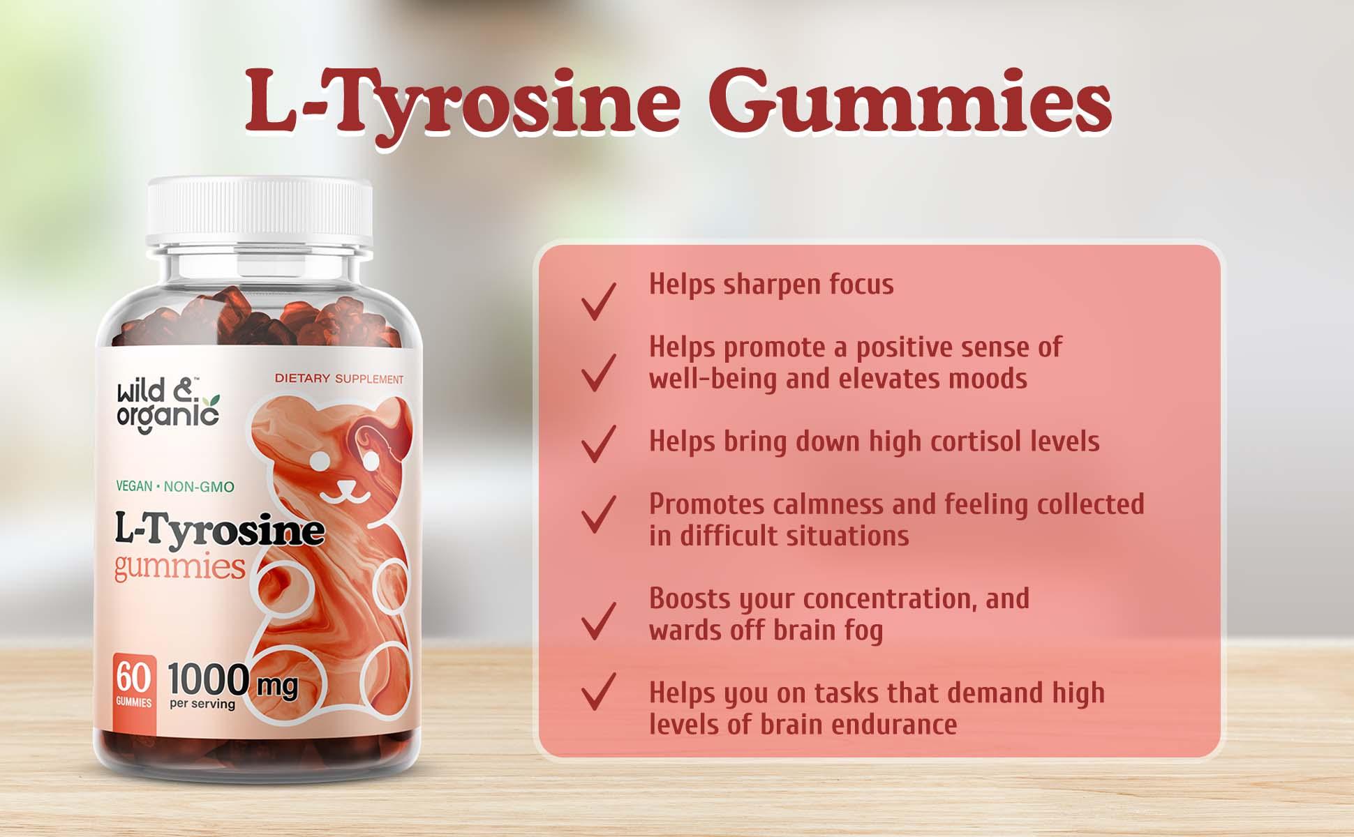 LTyrosine Gummies Wild & Organic