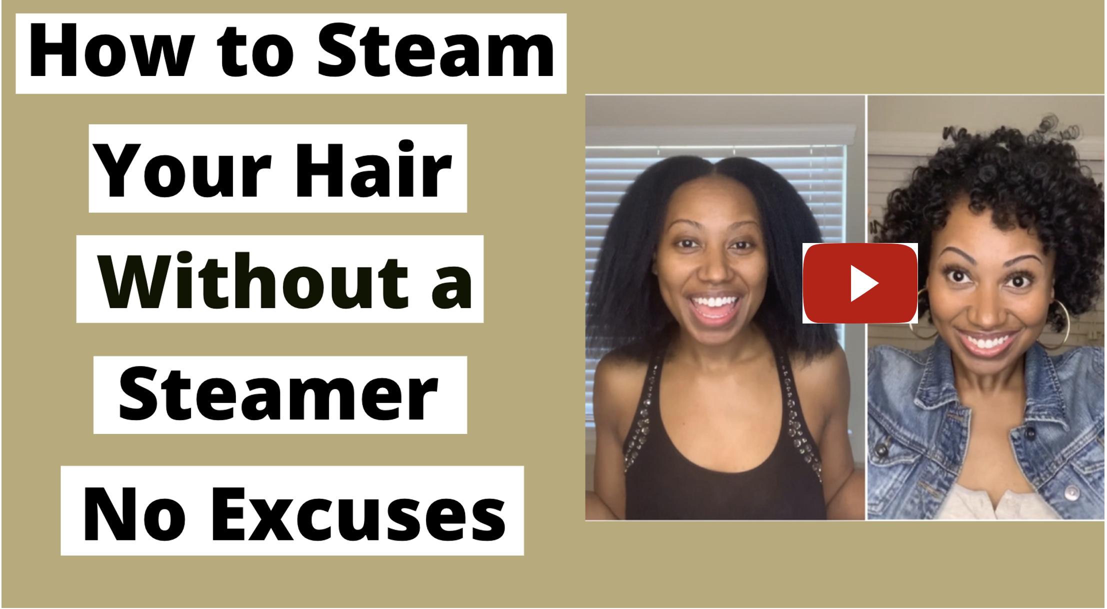 How To Steam Your Hair Without a Steamer: Video