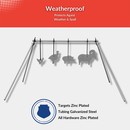 Complete Weatherproof Target Set With AR500 Steel 1/2 scale nra Animals.