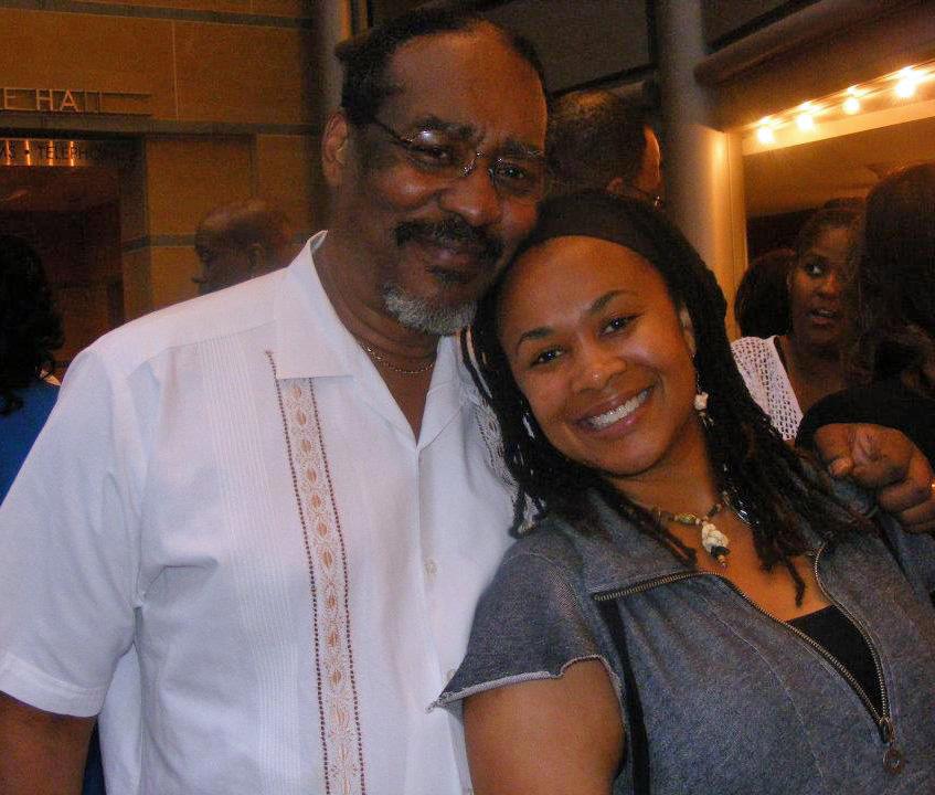 Junebug Jewelry Designs owner Dawn Grady pictured with her father.