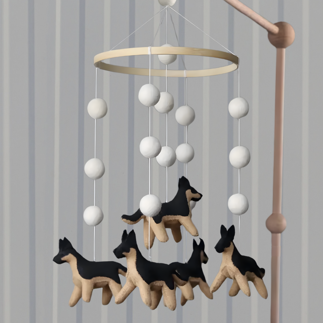 German Shorthaired Pointer Dog Baby Mobile