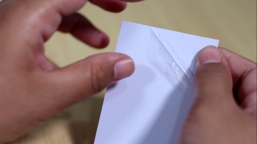 kelupas kertas pvc id card