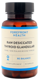 Bottle of Raw Desiccated Thyroid