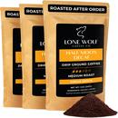 Lone Wolf Coffee - Half Moon Decaf - Medium Roast - Low Acid - 3 Bags Drip Ground Single Origin Organic Coffee