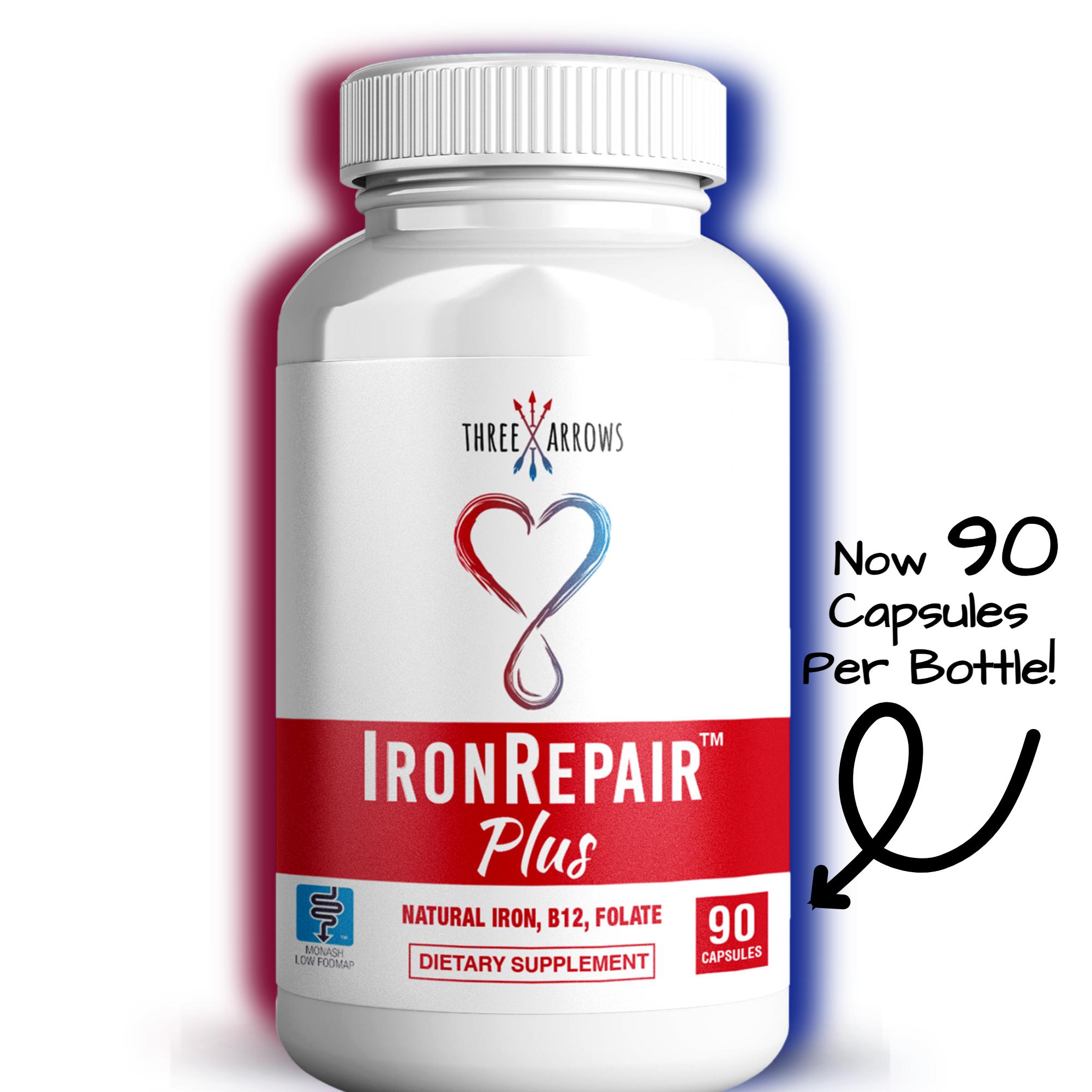 Three Arrows Iron Repair Heme Iron Supplement