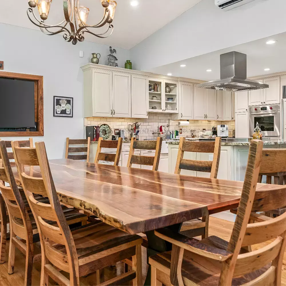 Live Edge Walnut Dining Table