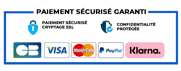 PAIEMENT 100 % SÉCURISÉ