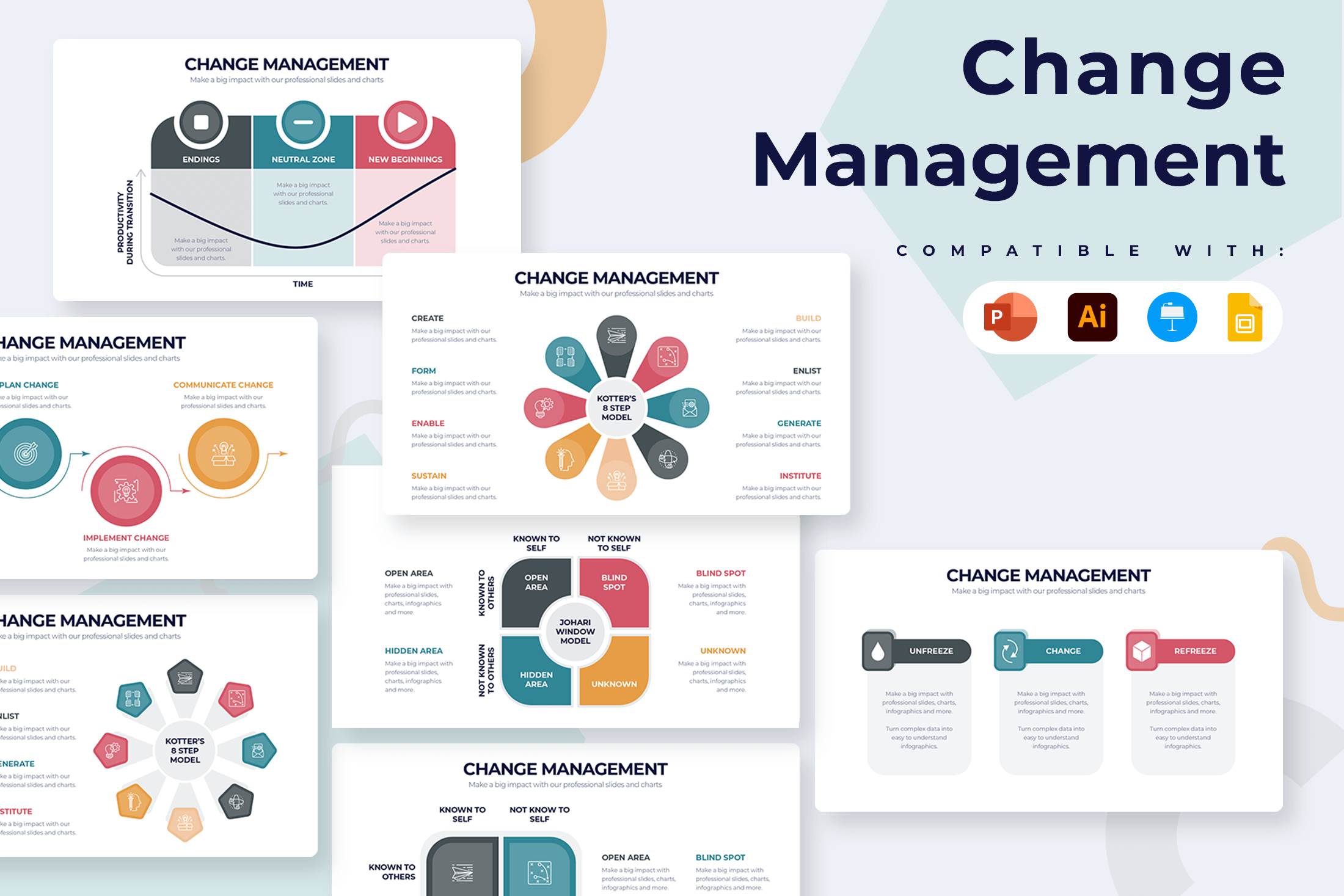 Summary PowerPoint Infographic Templates