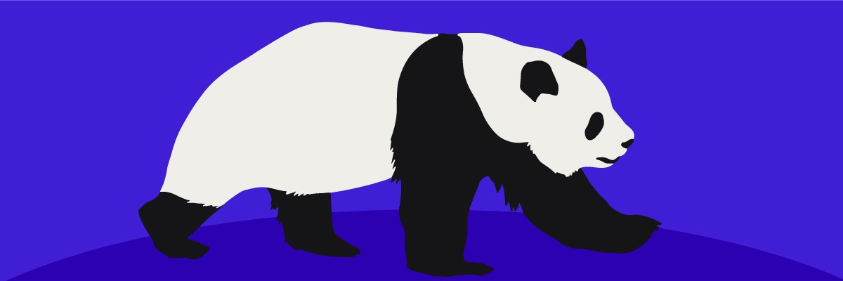 A giant panda is crepuscular.