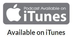 grey "podcast available on itunes" button