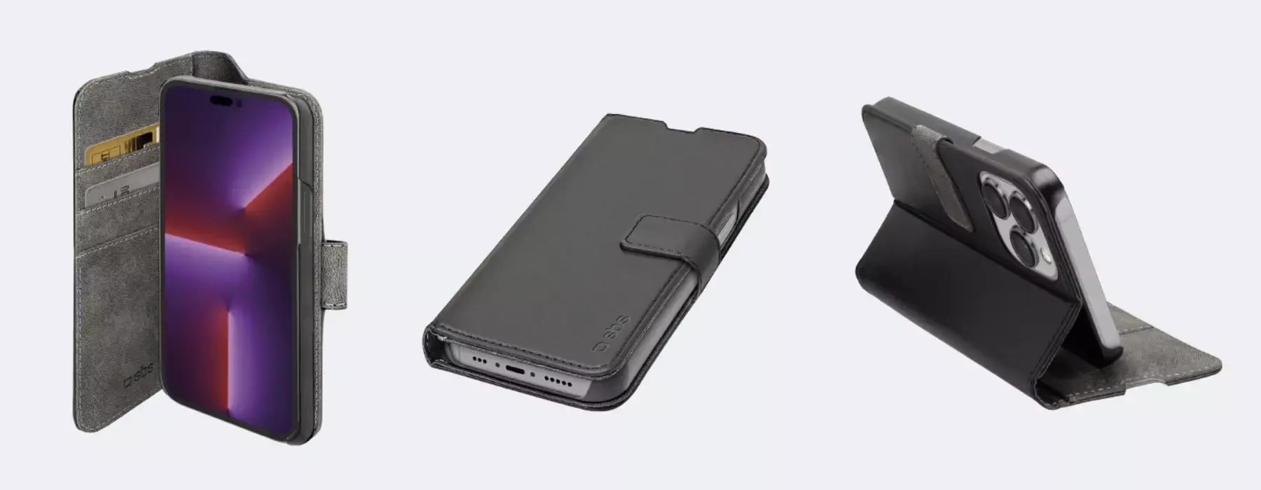 SBSMobile Book Wallet Case with Stand