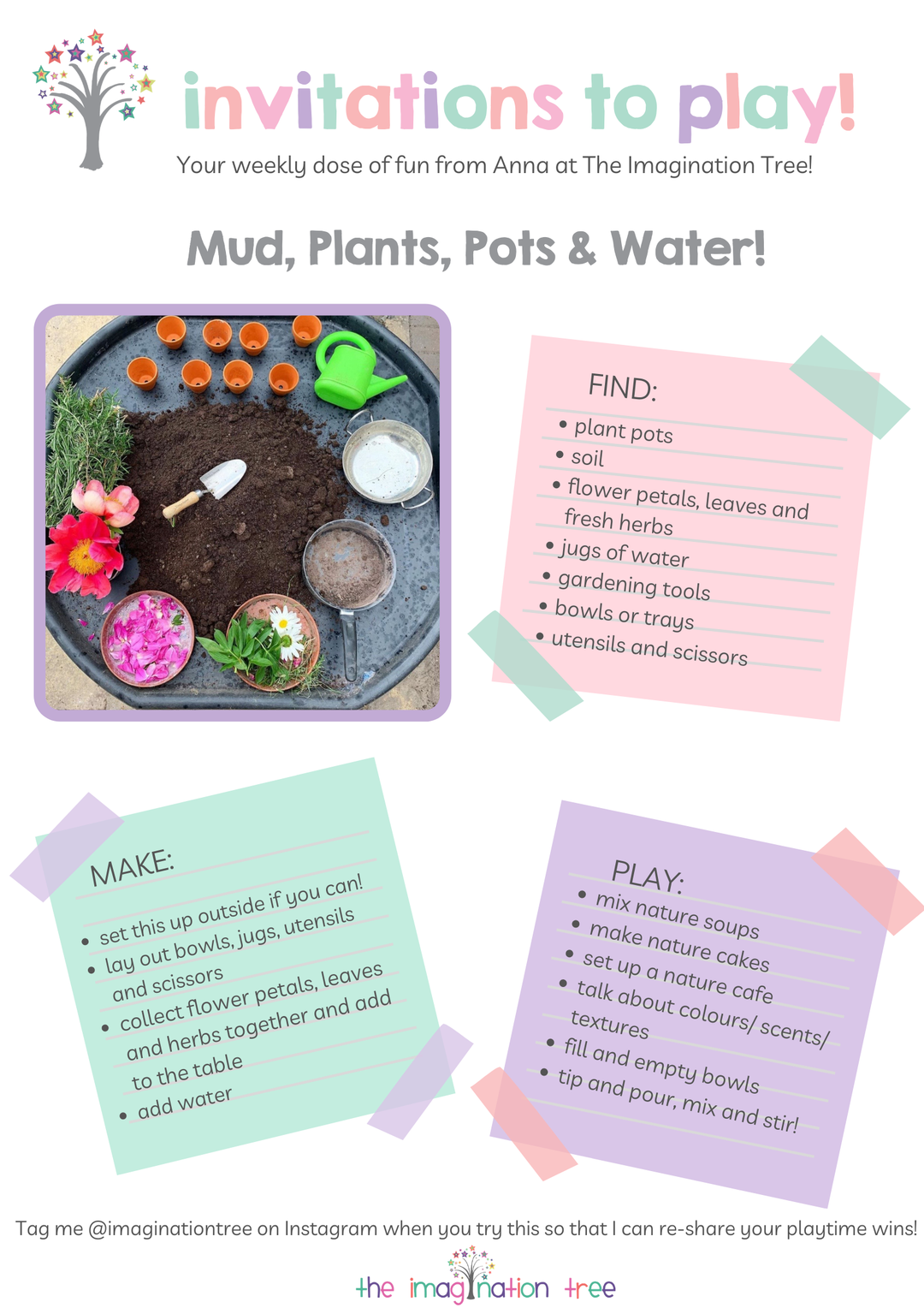 Mud, Plants, Pots and Water!