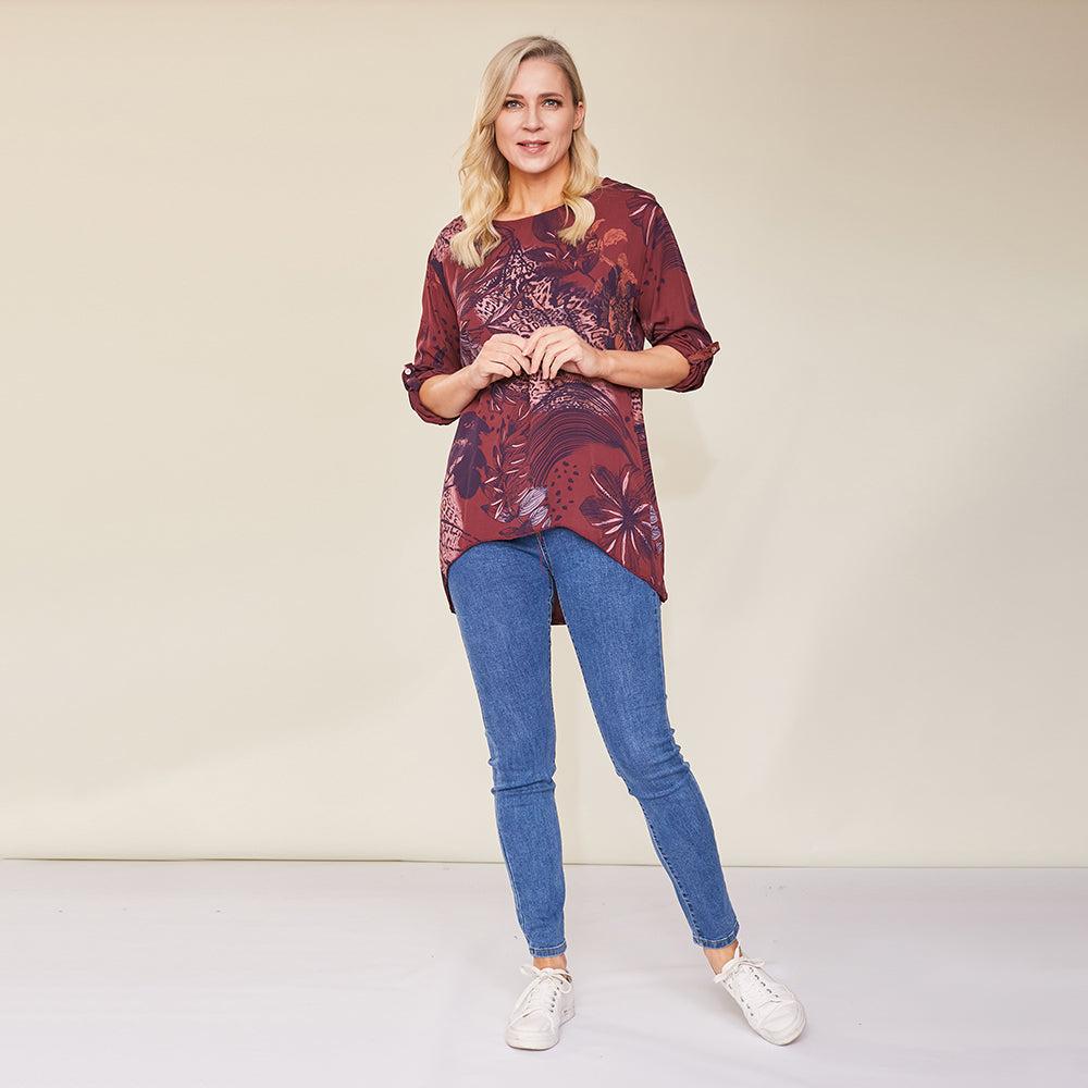 Eli Top (Burgundy)
