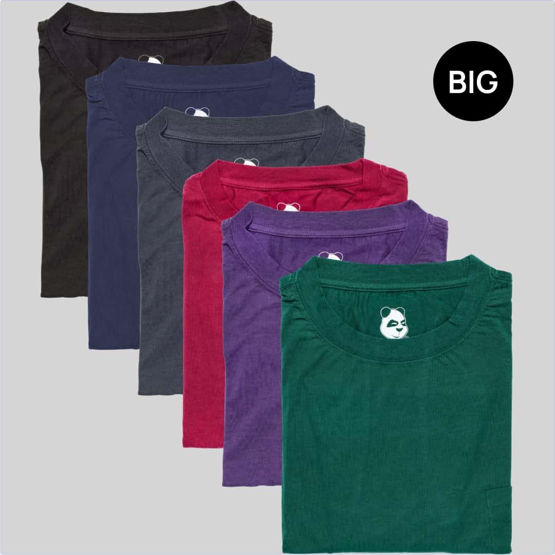 Big Men's Ultimate Crew Neck 6-Pack T-Shirt Bundle