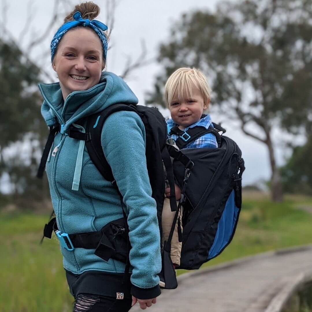HOMCOM Baby Backpack Carrier For Hiking Child Carrier With Ergonomic ...