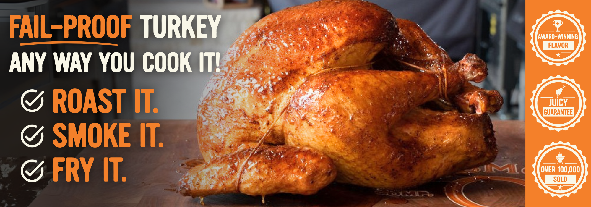 Image of a smoked turkey