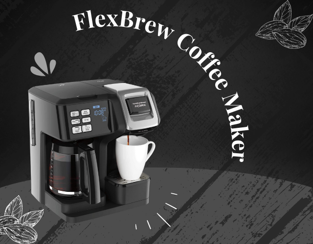 Hamilton Beach 49976 FlexBrew 2-Way 12-Cup Combo Coffee Maker - Black