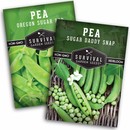 2 Packets of reliable heirloom sugar peas