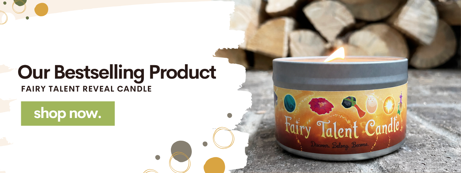 Shop The Fairy Talent Reveal Candle Now