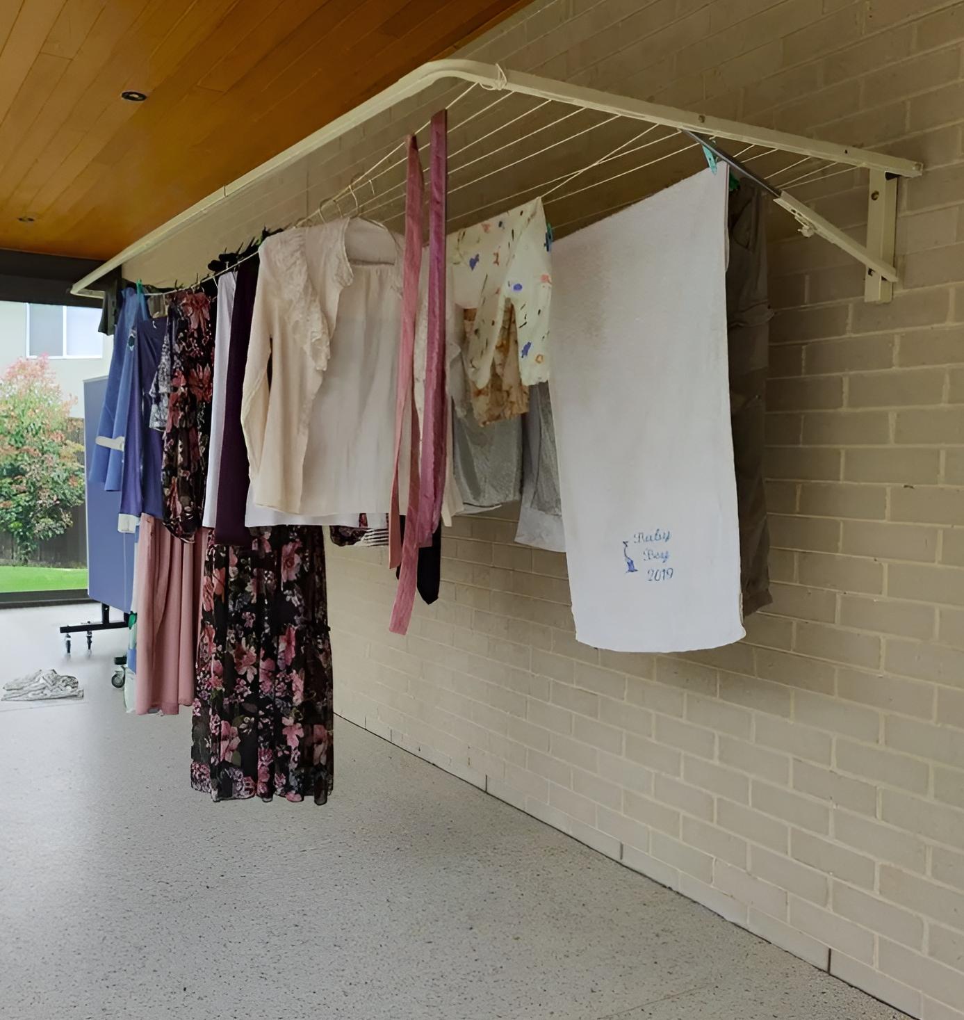 Clothesline Models for Strata and Apartment Block 5. Wall-Mounted Clotheslines