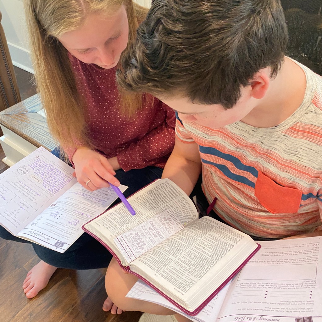 Bible study for kids and teens