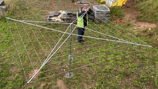 Proper Installation of clothesline to prevent sagging