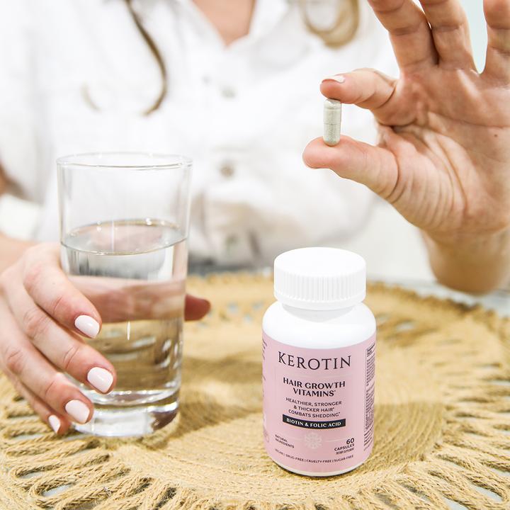 Kerotin Hair Growth Vitamins (6 Months) + FREE Gift