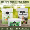 Buy all 3 Survival Garden Seed Collections and get 180 different varieties of seeds