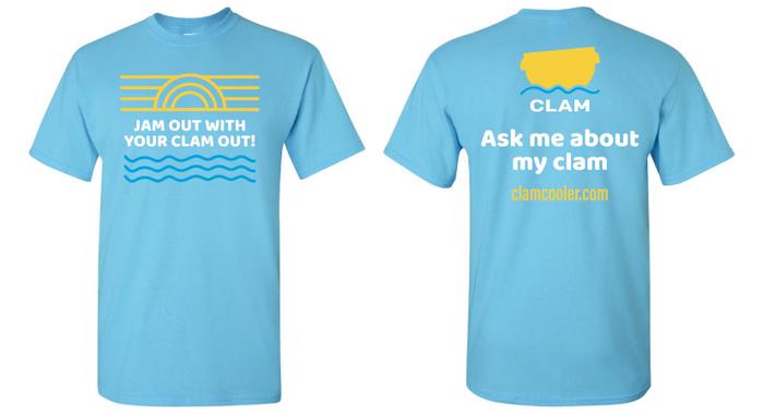 CLAM Cooler Shirt - Blue