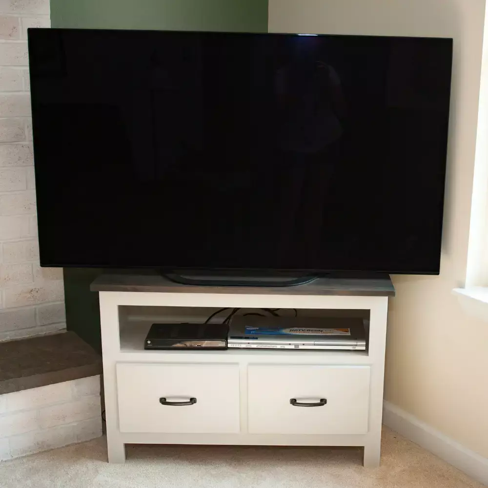 White TV Stand