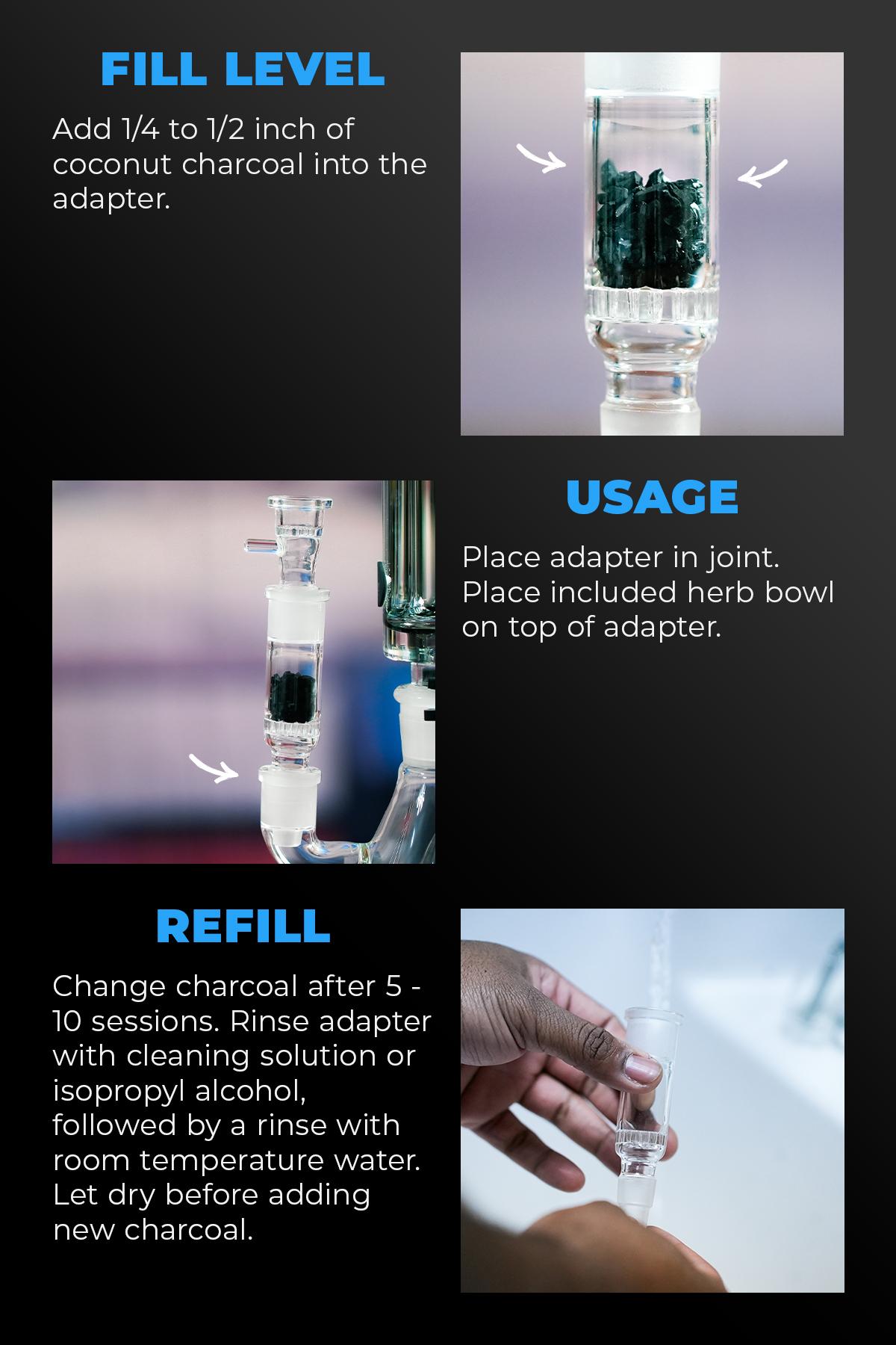 carbon filter intsructions