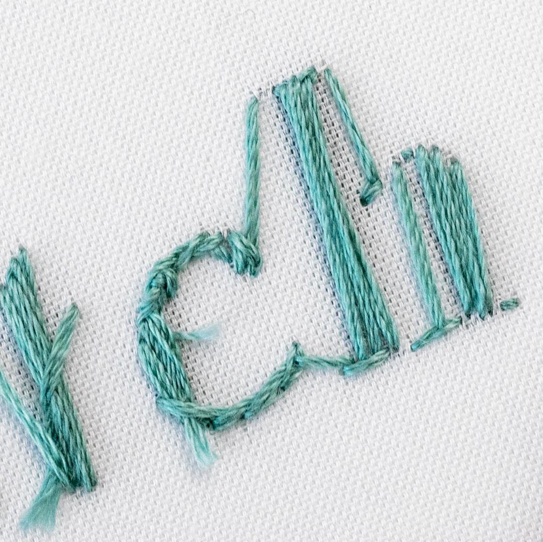 Beginner’s Guide to Hand Embroidered Letters – Clever Poppy