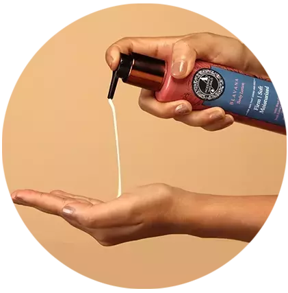 a woman applying on her face