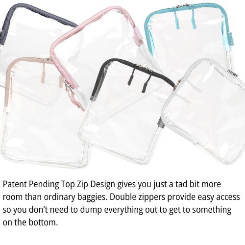 Clear Quart Size TSA Bag - TSA Approved for Your 3-1-1 Travel Liquids