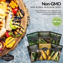 Non-GMO non-hybrid heirloom vegetable garden seed packets