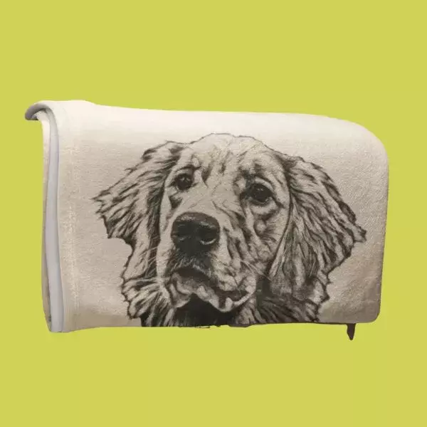 dog dad throw blanket