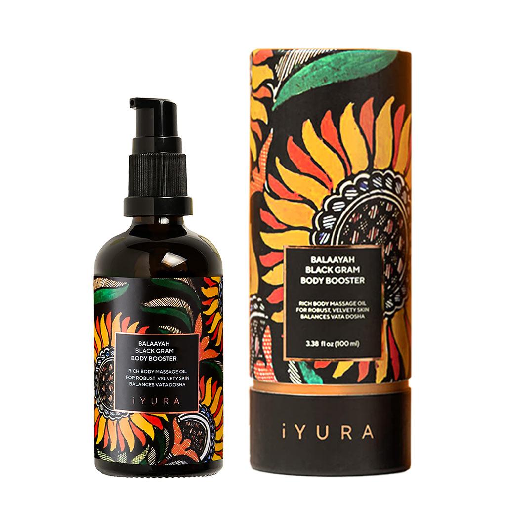 Balaayah Black Gram Body Booster Body Oil iYURA 