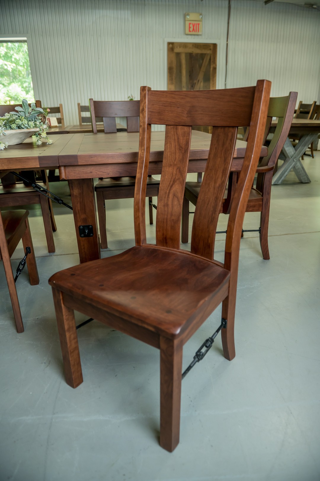 Rustic Cherry Dining Chair