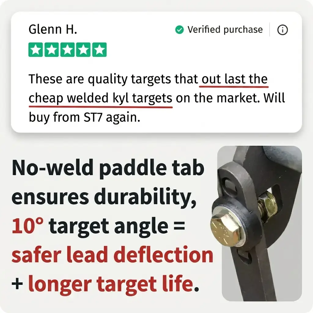 10 deg angled No weld paddles